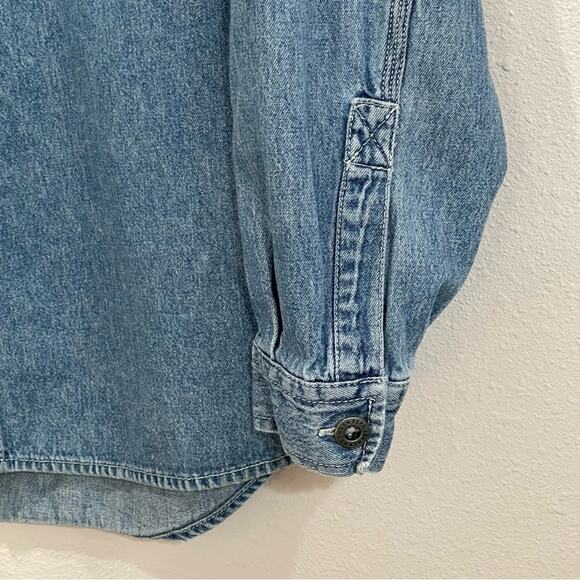 Vintage Pepe Jeans London Portobello Road W11 Denim Button Up Shirt - Small - Picture 6 of 15